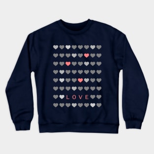 Love and Hearts Crewneck Sweatshirt